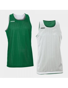 Camiseta Reversible sin Mangas Aro Verde-Blanco