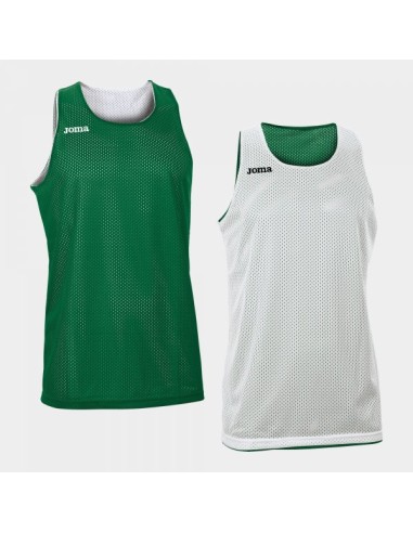 Camiseta Reversible sin Mangas Aro Verde-Blanco