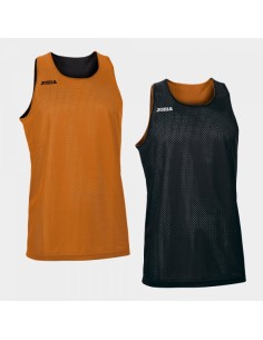 Camiseta Reversible sin Mangas Aro Naranja-Negro