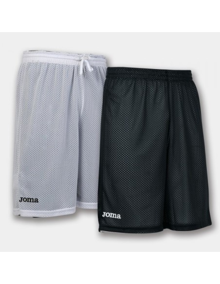 Corto Basket Reversible Rookie Negro-Blanco