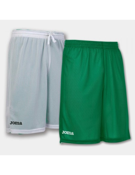 Corto Basket Reversible Rookie Verde-Blanco
