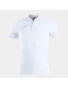 Bali Ii Manga Corta Polo Blanco Rosa