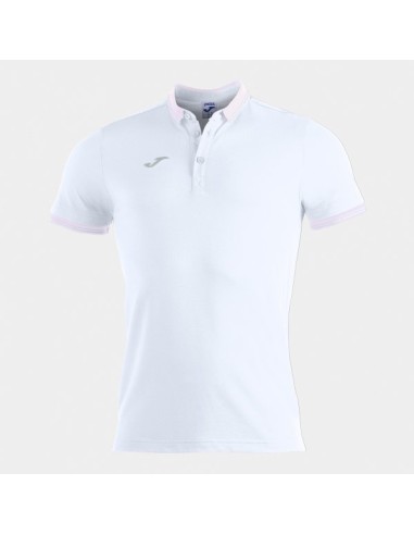 Bali Ii Manga Corta Polo Blanco Rosa
