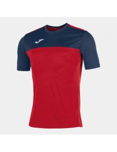 Camiseta Winner Rojo-Marino M/C