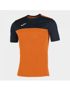 Winner Manga Corta Camiseta Naranja Negro