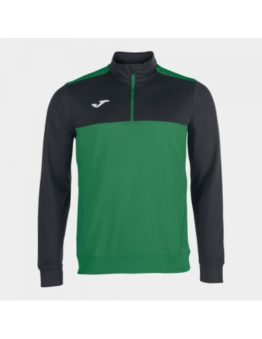 Sudadera 1/2 Zipper Winner Verde-Negro