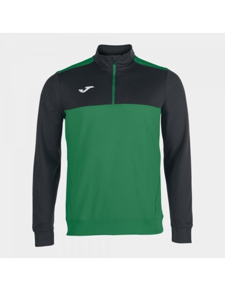 Sudadera 1/2 Zipper Winner Verde-Negro