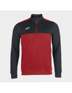 Sudadera 1/2 Zipper Winner Rojo-Negro