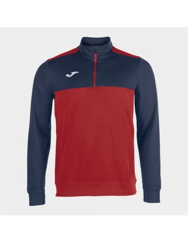 Sudadera 1/2 Zipper Winner Rojo-Marino