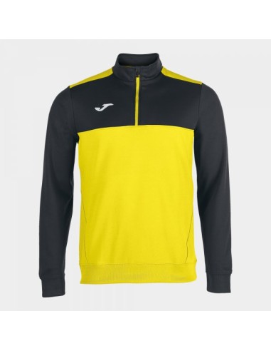 Sudadera 1/2 Zipper Winner Amarillo-Negro
