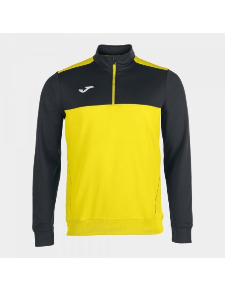 Sudadera 1/2 Zipper Winner Amarillo-Negro