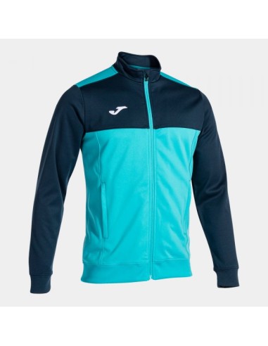 Winner Full Cremallera Sudadera Turquesa Flúor-Marino