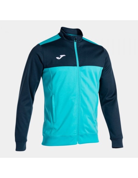Winner Full Cremallera Sudadera Turquesa Flúor-Marino