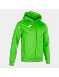 Chaqueta Sudadera con Capucha Menfis Verde Flúor