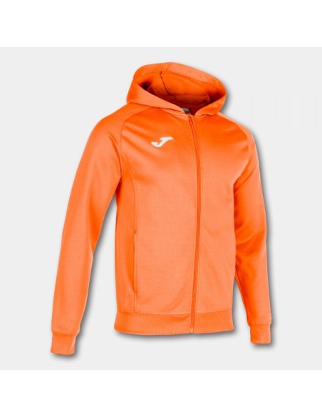 Chaqueta Sudadera con Capucha Menfis Naranja Flúor