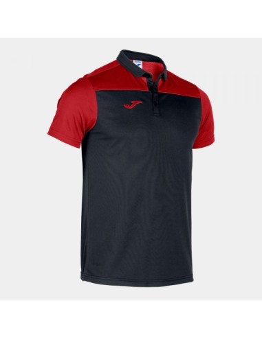 Polo Camiseta Hobby Ii Negro-Rojo M/C