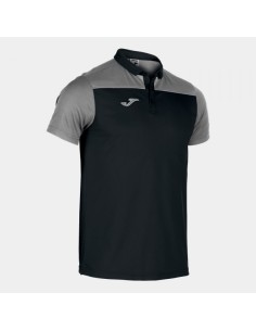 Polo Camiseta Hobby Ii Negro-Gris M/C