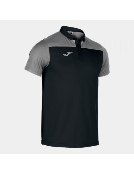 Polo Camiseta Hobby Ii Negro-Gris M/C