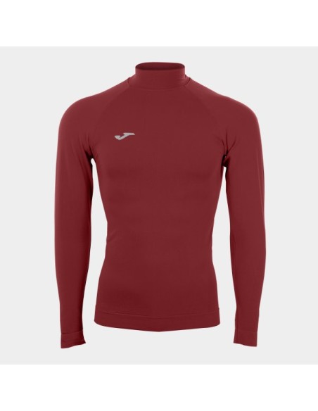 Brama Classic Seamless Camiseta Burdeos M/L