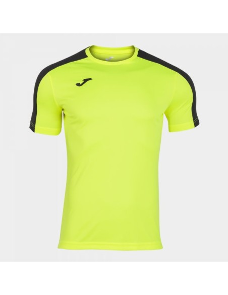 Academy Camiseta Amarillo Flúor-Negro M/C