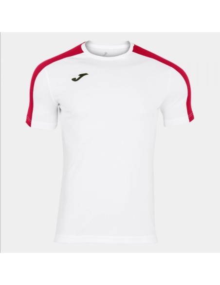 Academy Manga Corta Camiseta Blanco Rojo