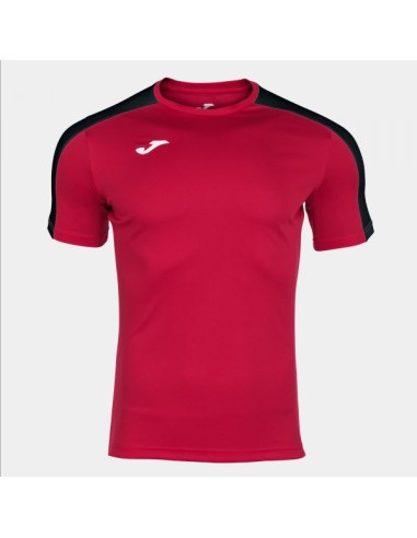Academy Manga Corta Camiseta Rojo Negro