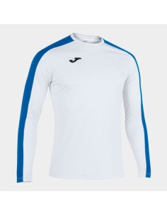 Academy Camiseta Blanco-Royal M/L