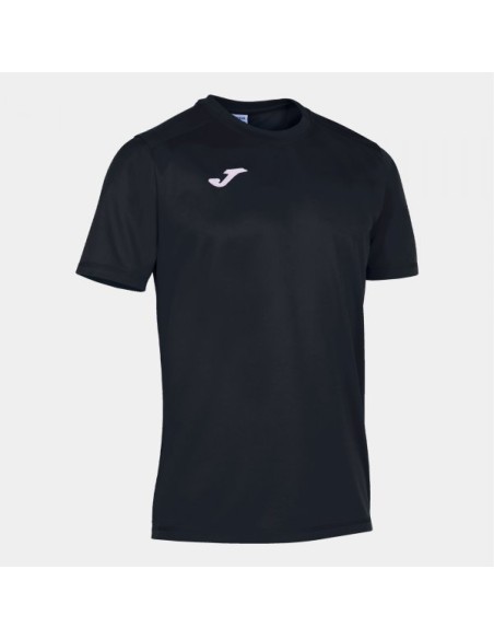 Strong Manga Corta Camiseta Negro