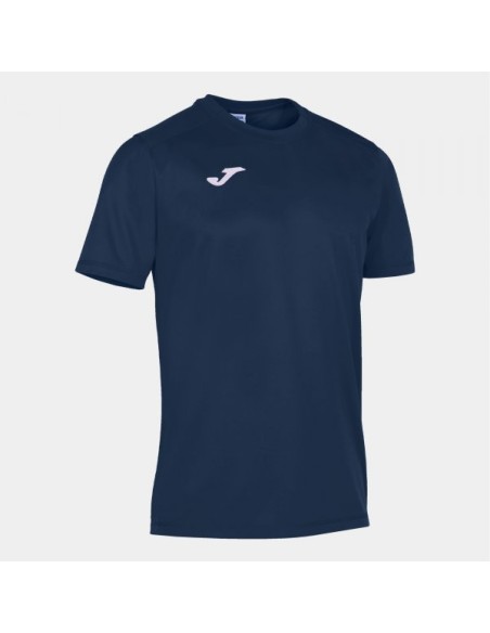 Strong Manga Corta Camiseta Marino