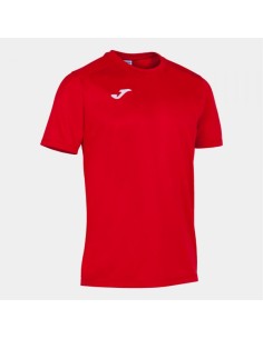Strong Manga Corta Camiseta Rojo