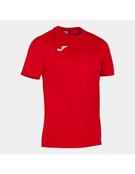 Strong Manga Corta Camiseta Rojo