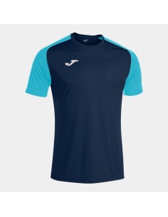 Academy Iv Manga Corta Camiseta Marino Turquesa Flúor