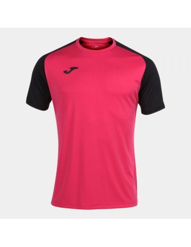 Academy Iv Manga Corta Camiseta Fucsia Negro