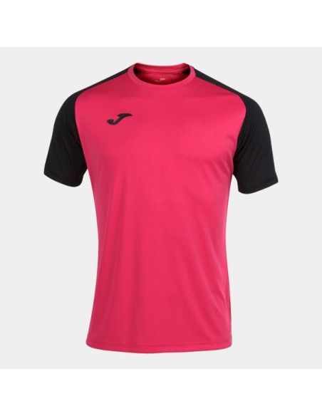 Academy Iv Manga Corta Camiseta Fucsia Negro