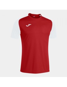 Academy Iv Manga Corta Camiseta Rojo Blanco