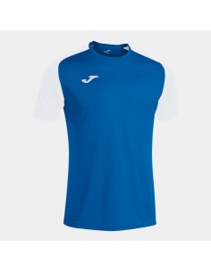 Academy Iv Manga Corta Camiseta Royal Blanco