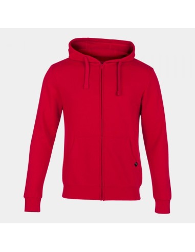 Jungle Cremallera-Up Sudadera con Capucha Rojo