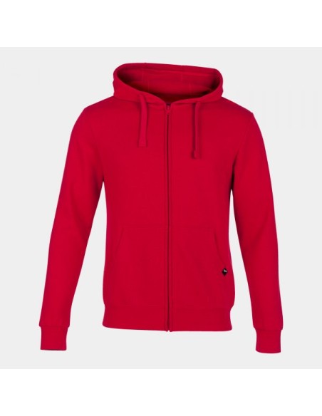 Jungle Cremallera-Up Sudadera con Capucha Rojo