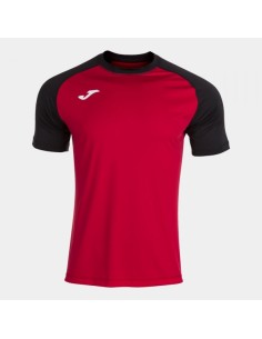 Teamwork Manga Corta Camiseta Rojo Negro