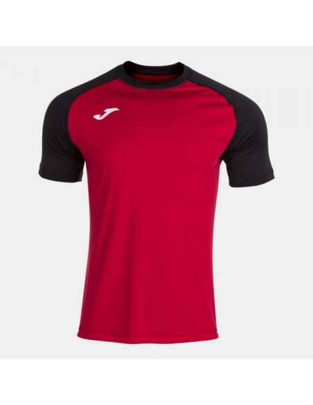 Teamwork Manga Corta Camiseta Rojo Negro