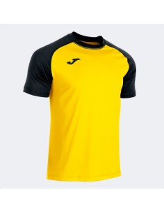 Teamwork Manga Corta Camiseta Amarillo Negro