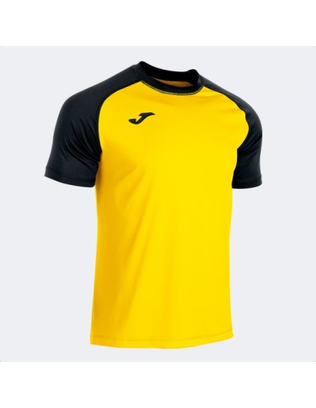 Teamwork Manga Corta Camiseta Amarillo Negro