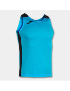 Record Ii Tank Top Turquesa Flúor-Marino