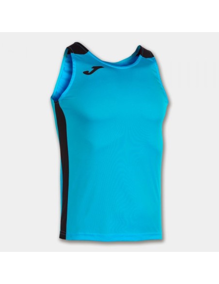 Record Ii Tank Top Turquesa Flúor-Marino
