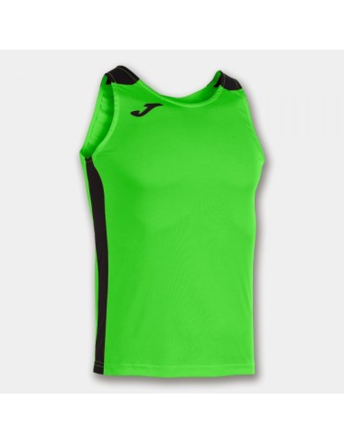 Record Ii Tank Top Verde Flúor Negro