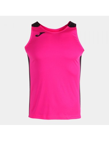 Record Ii Tank Top Rosa Flúor Negro