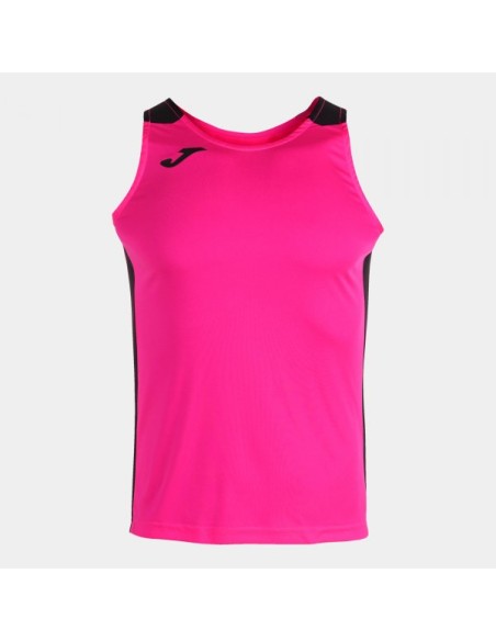 Record Ii Tank Top Rosa Flúor Negro