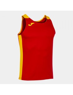 Record Ii Tank Top Rojo Amarillo