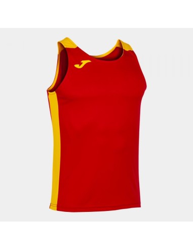 Record Ii Tank Top Rojo Amarillo