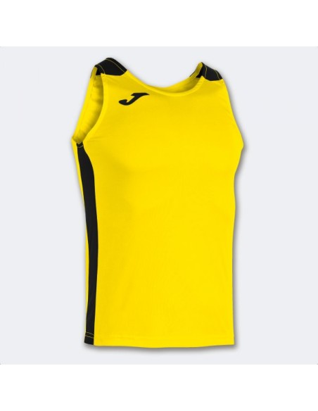 Record Ii Tank Top Amarillo Negro